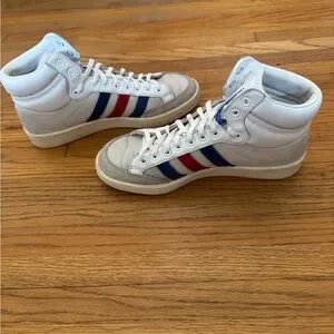 adidas Shoes Adidas Americana Hight Top White Sneakers With